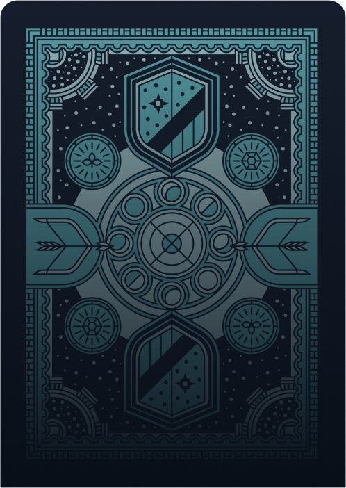 Hunters card back